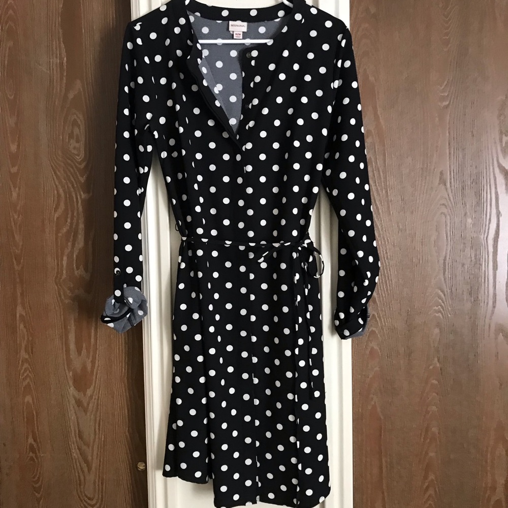 Target black polka dot dress